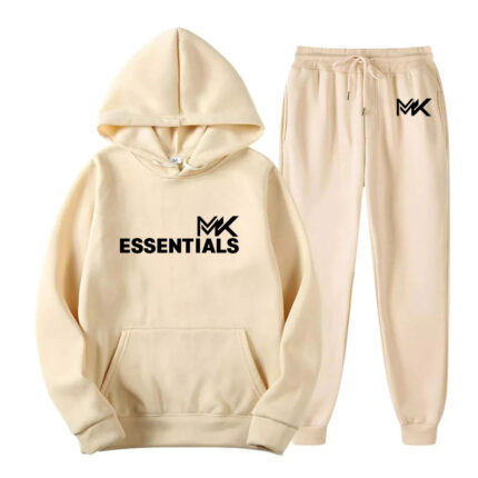 MK Essentials Premium Men's Tracksuit Off-White