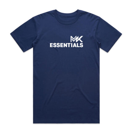 MK Essentials Premium T-Shirt – Navy Blue